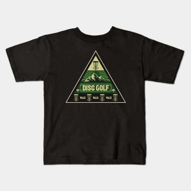 Disc Golf Days Kids T-Shirt by CTShirts